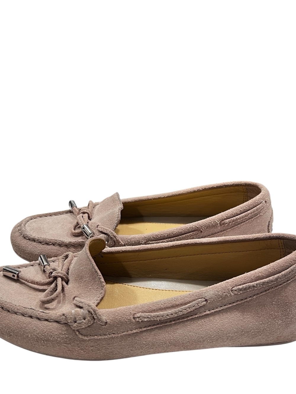 Michael Michael Kors Suede Khaki Sutton Mocassins - Picture 3 of 5